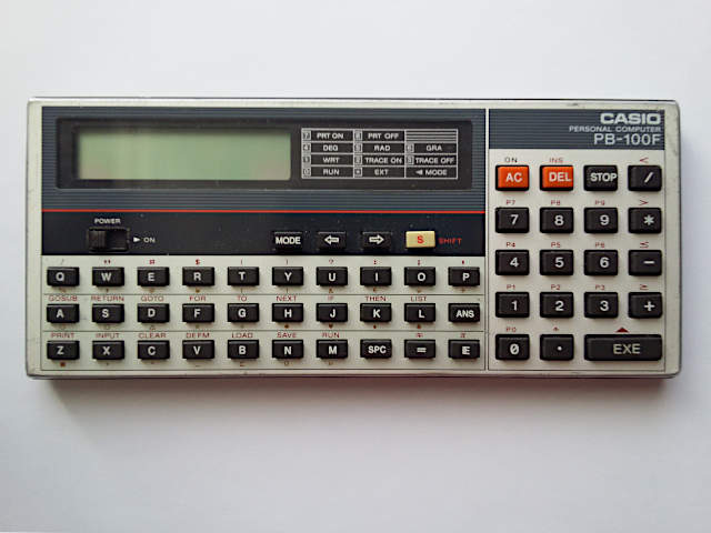 Casio PB-100F pocket computer