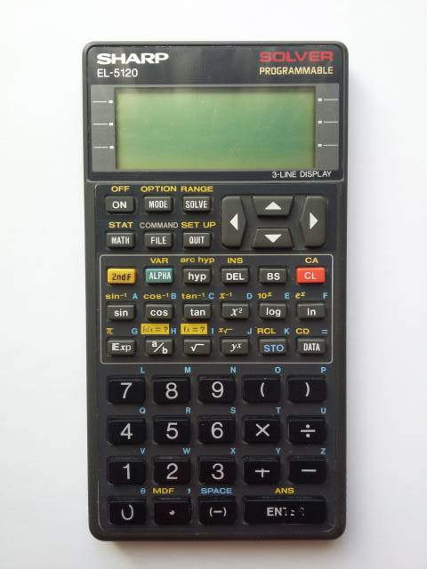 Sharp EL-5120 BASIC programmable calculator