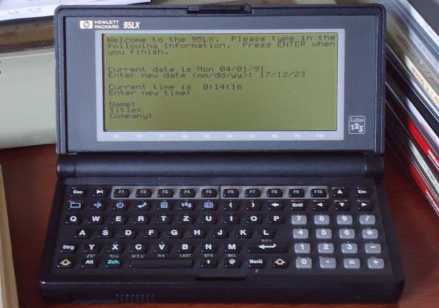 Running DOS Programs on the HP 95LX and HP Omnigo 100