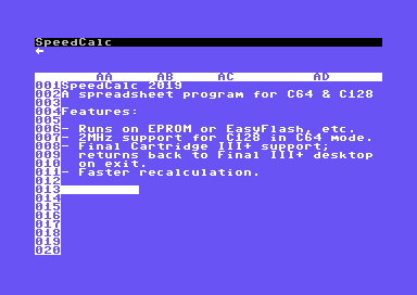 SpeedCalc 2019 for the Commodore: A 33-Year Evolution!